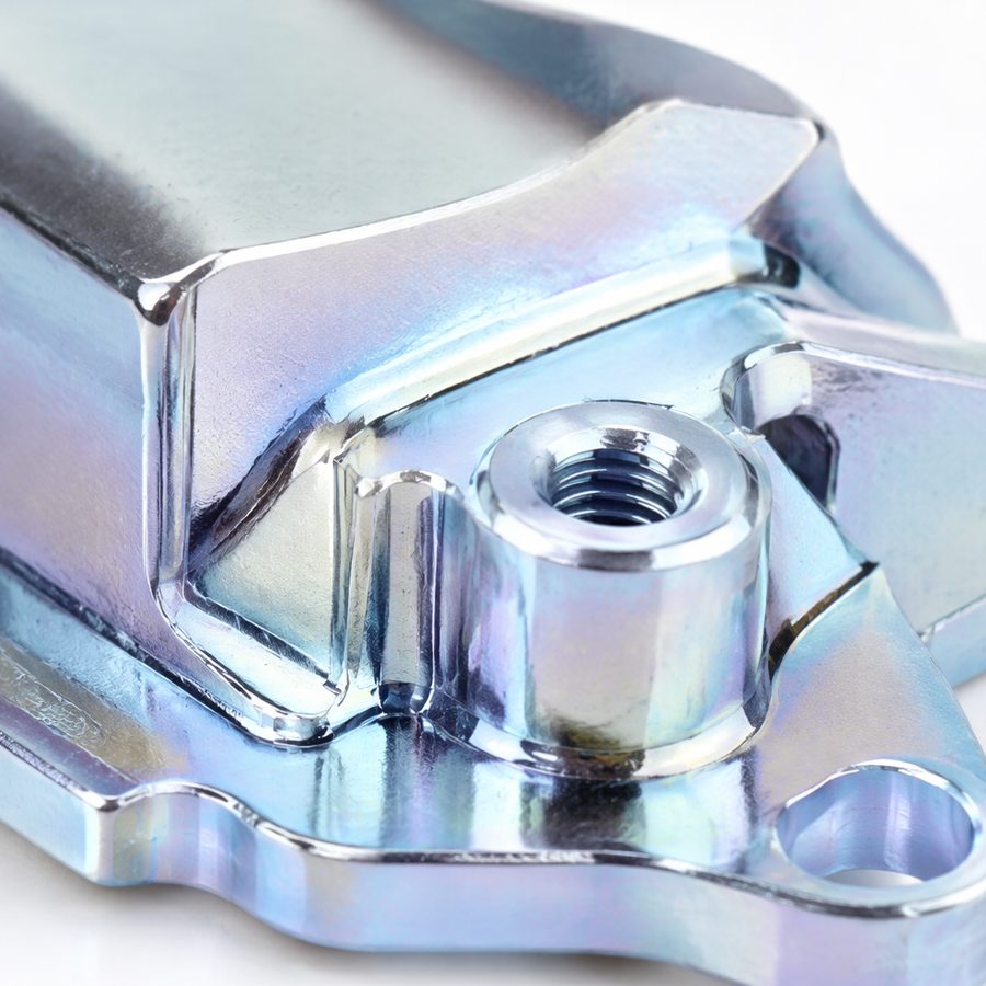 Electroplated machined part