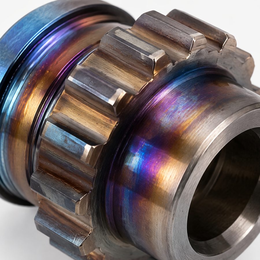 Heat-treated machined part
