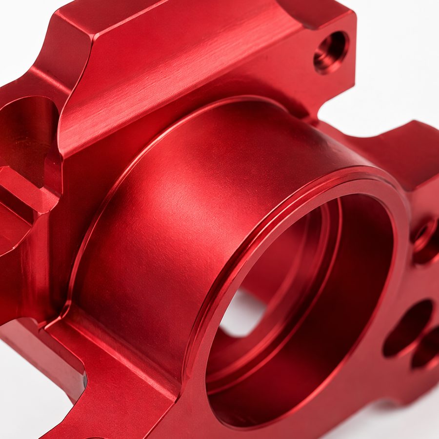 Painted machined part