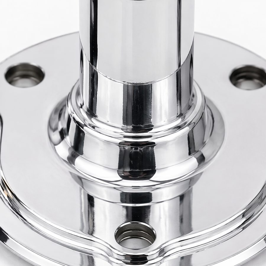 Polished machined part